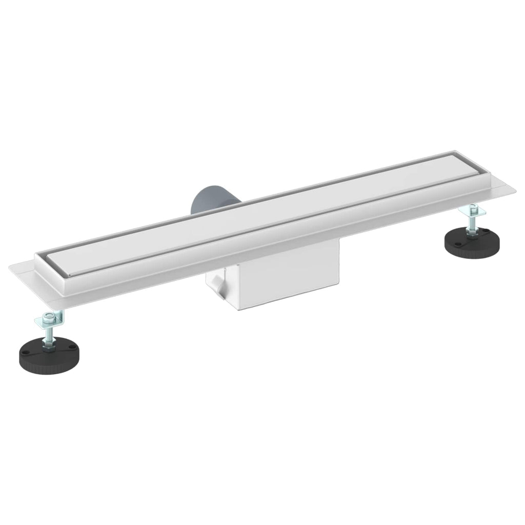 2 in 1 Shower Drain Silver 50 cm Stainless Steel 304