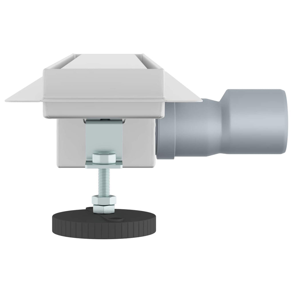 2 in 1 Shower Drain Silver 50 cm Stainless Steel 304