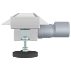 2 in 1 Shower Drain Silver 50 cm Stainless Steel 304