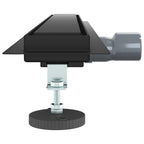 2 in 1 Shower Drain Black 80 cm Stainless Steel 304