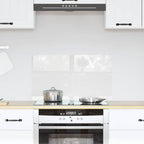 Kitchen Backsplash Transparent 70 x 40 cm Tempered Glass