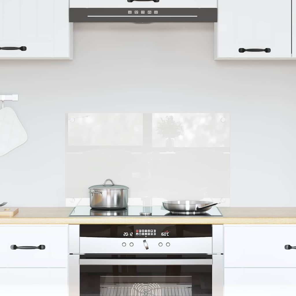 Kitchen Backsplash Transparent 70 x 40 cm Tempered Glass