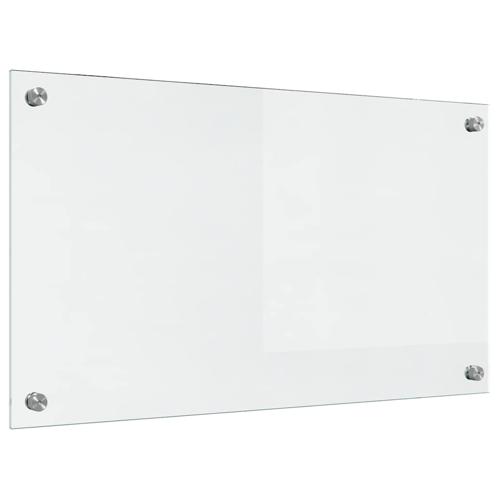 Kitchen Backsplash Transparent 70 x 40 cm Tempered Glass