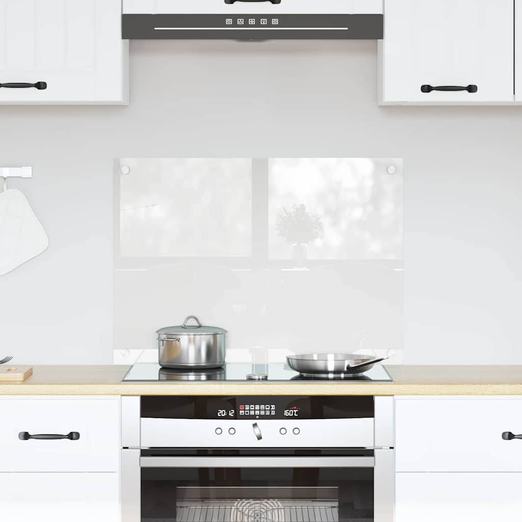 Kitchen Backsplash Transparent 70 x 50 cm Tempered Glass