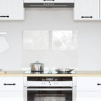 Kitchen Backsplash Transparent 70 x 50 cm Tempered Glass