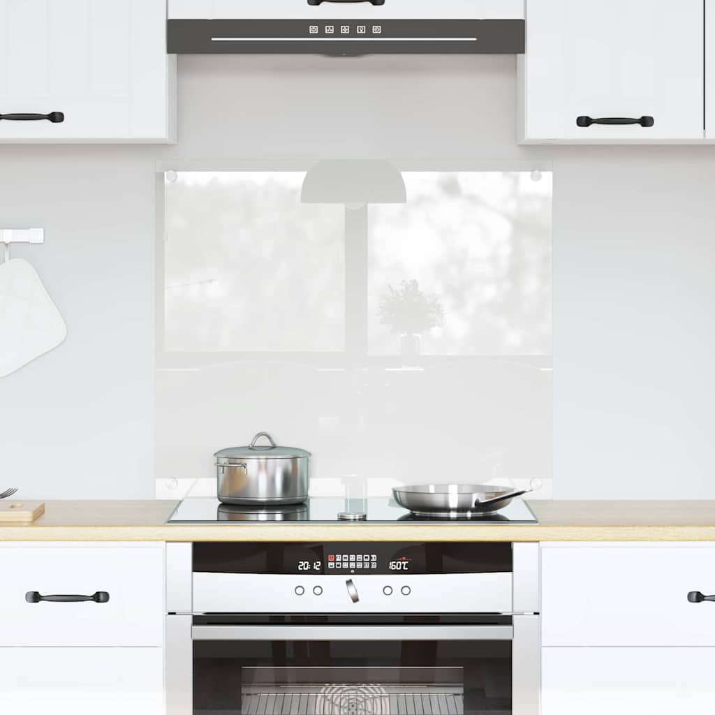 Kitchen Backsplash Transparent 70 x 60 cm Tempered Glass