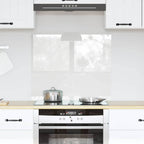 Kitchen Backsplash Transparent 70 x 60 cm Tempered Glass