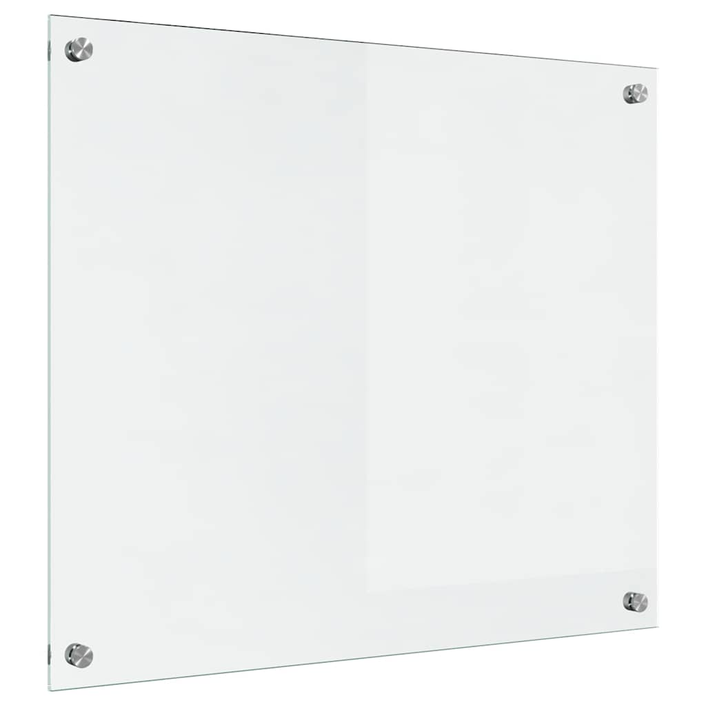 Kitchen Backsplash Transparent 70 x 60 cm Tempered Glass