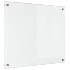 Kitchen Backsplash Transparent 70 x 60 cm Tempered Glass