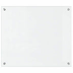 Kitchen Backsplash Transparent 70 x 60 cm Tempered Glass