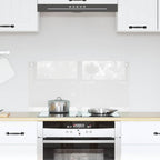 Kitchen Backsplash Transparent 80 x 40 cm Tempered Glass