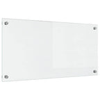 Kitchen Backsplash Transparent 80 x 40 cm Tempered Glass