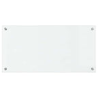 Kitchen Backsplash Transparent 80 x 40 cm Tempered Glass