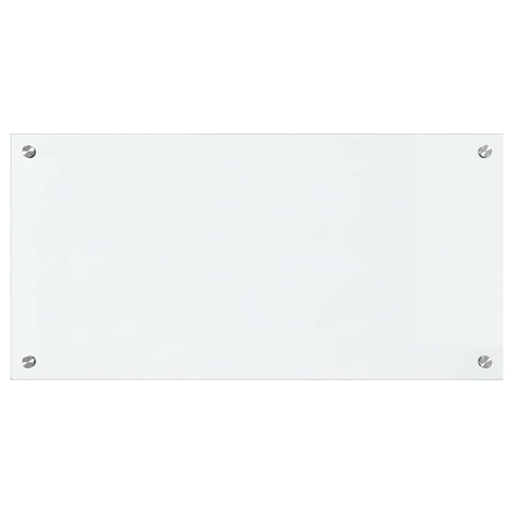 Kitchen Backsplash Transparent 80 x 40 cm Tempered Glass