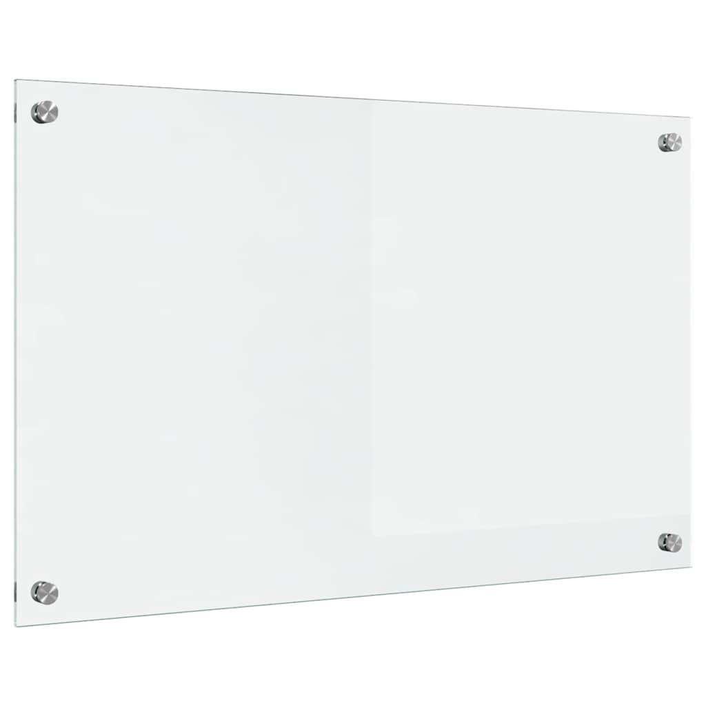 Kitchen Backsplash Transparent 80 x 50 cm Tempered Glass
