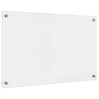 Kitchen Backsplash Transparent 80 x 50 cm Tempered Glass