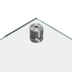 Kitchen Backsplash Transparent 80 x 60 cm Tempered Glass