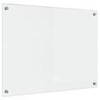 Kitchen Backsplash Transparent 80 x 60 cm Tempered Glass