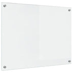 Kitchen Backsplash Transparent 80 x 60 cm Tempered Glass