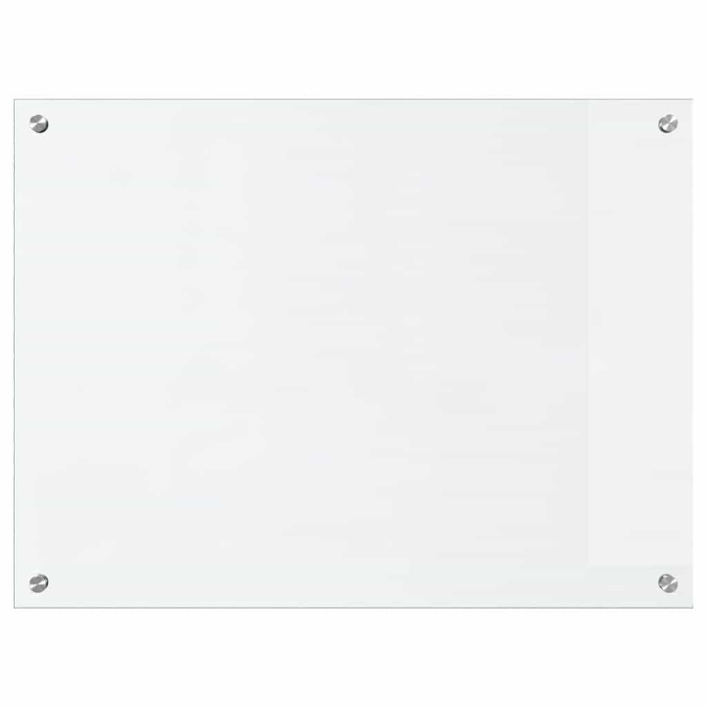 Kitchen Backsplash Transparent 80 x 60 cm Tempered Glass