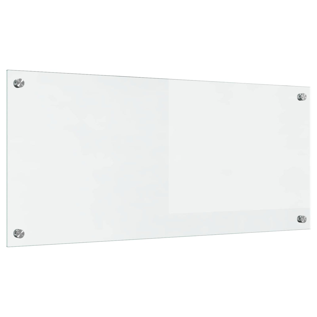 Kitchen Backsplash Transparent 90 x 40 cm Tempered Glass