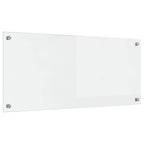 Kitchen Backsplash Transparent 90 x 40 cm Tempered Glass