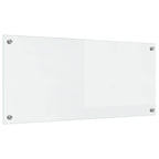 Kitchen Backsplash Transparent 90 x 40 cm Tempered Glass