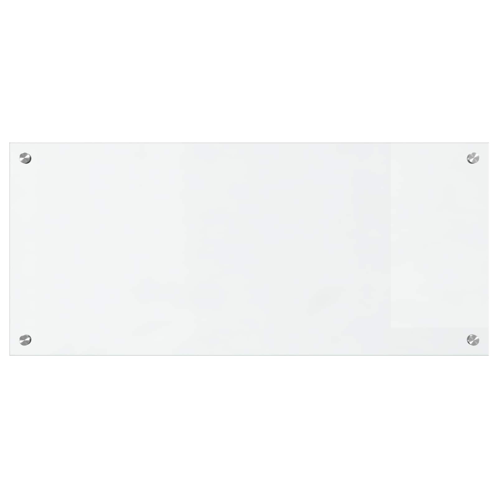 Kitchen Backsplash Transparent 90 x 40 cm Tempered Glass