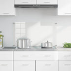 Kitchen Backsplash Transparent 90 x 50 cm Tempered Glass