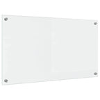 Kitchen Backsplash Transparent 90 x 50 cm Tempered Glass