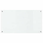 Kitchen Backsplash Transparent 90 x 50 cm Tempered Glass