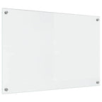 Kitchen Backsplash Transparent 90 x 60 cm Tempered Glass