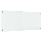 Kitchen Backsplash Transparent 100 x 40 cm Tempered Glass