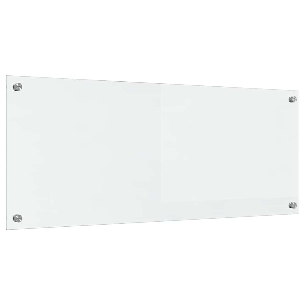 Kitchen Backsplash Transparent 100 x 40 cm Tempered Glass