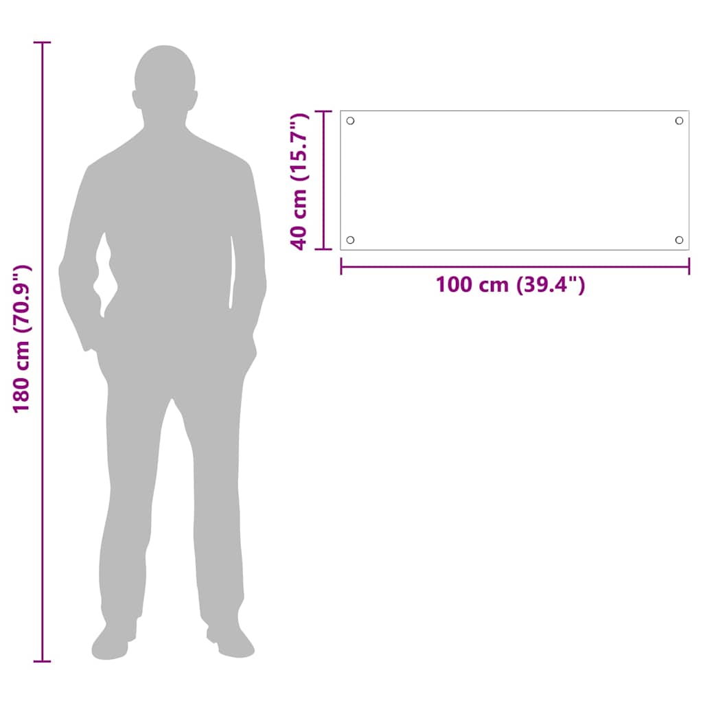 Kitchen Backsplash Transparent 100 x 40 cm Tempered Glass