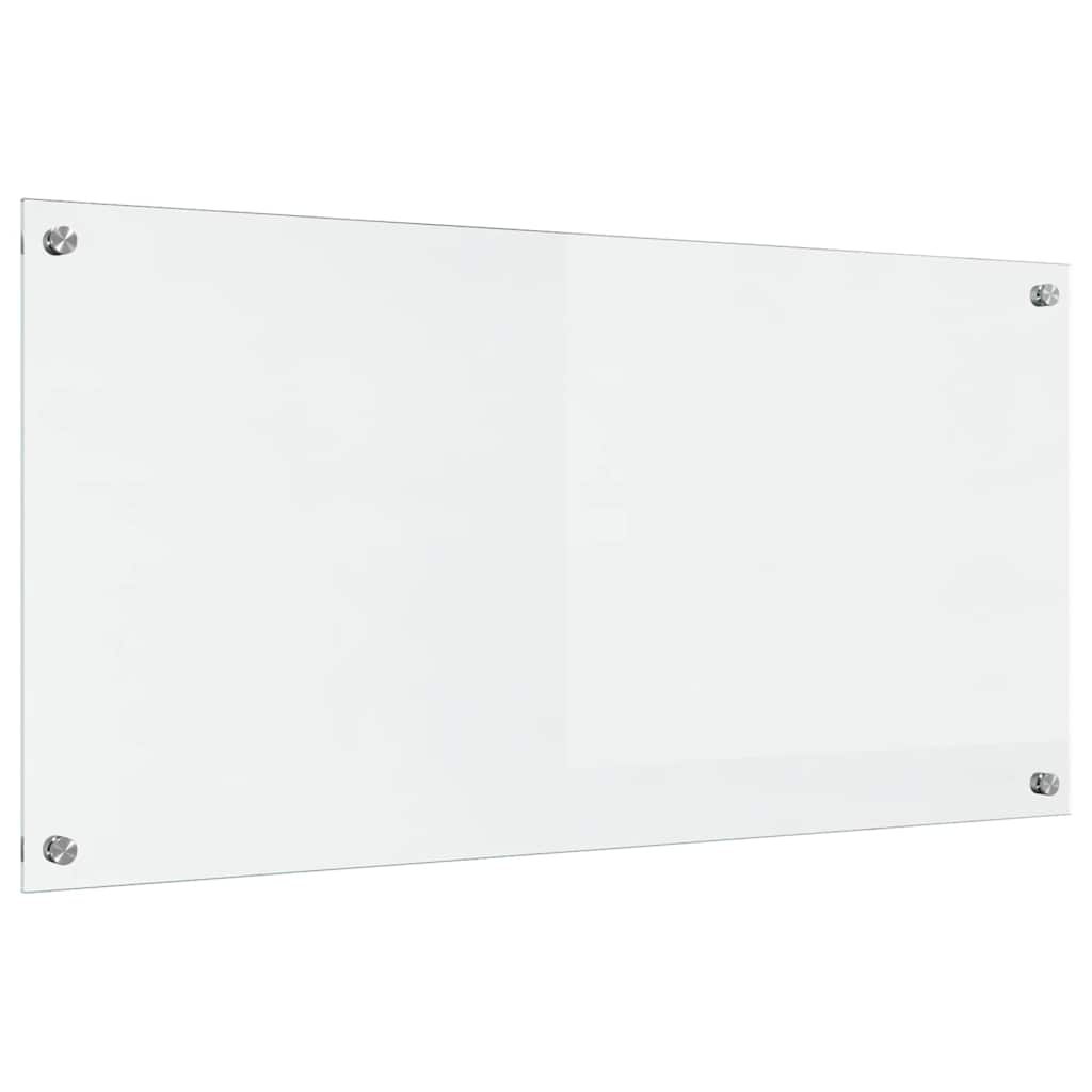 Kitchen Backsplash Transparent 100 x 50 cm Tempered Glass