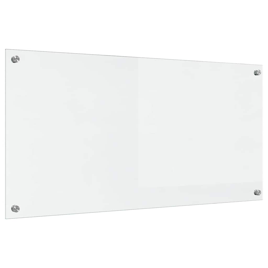 Kitchen Backsplash Transparent 100 x 50 cm Tempered Glass