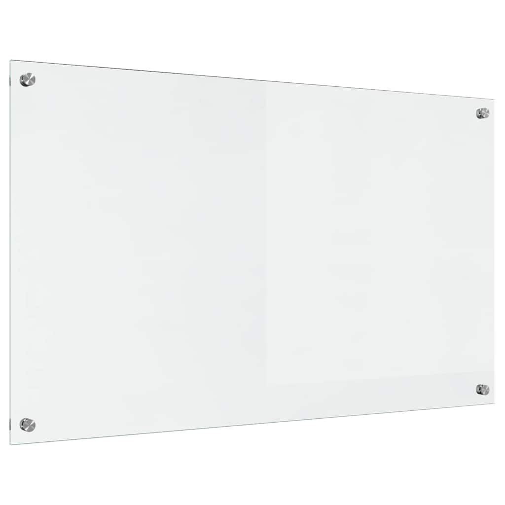 Kitchen Backsplash Transparent 100 x 60 cm Tempered Glass