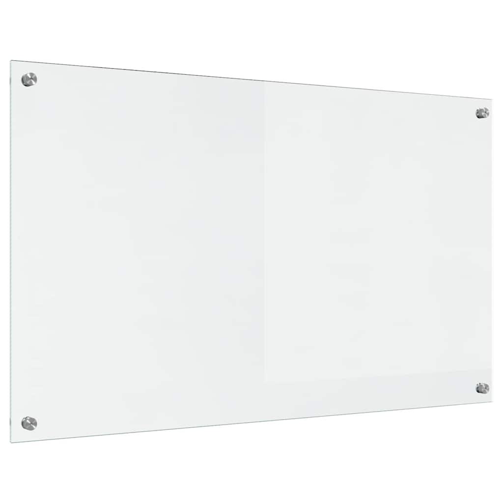 Kitchen Backsplash Transparent 100 x 60 cm Tempered Glass