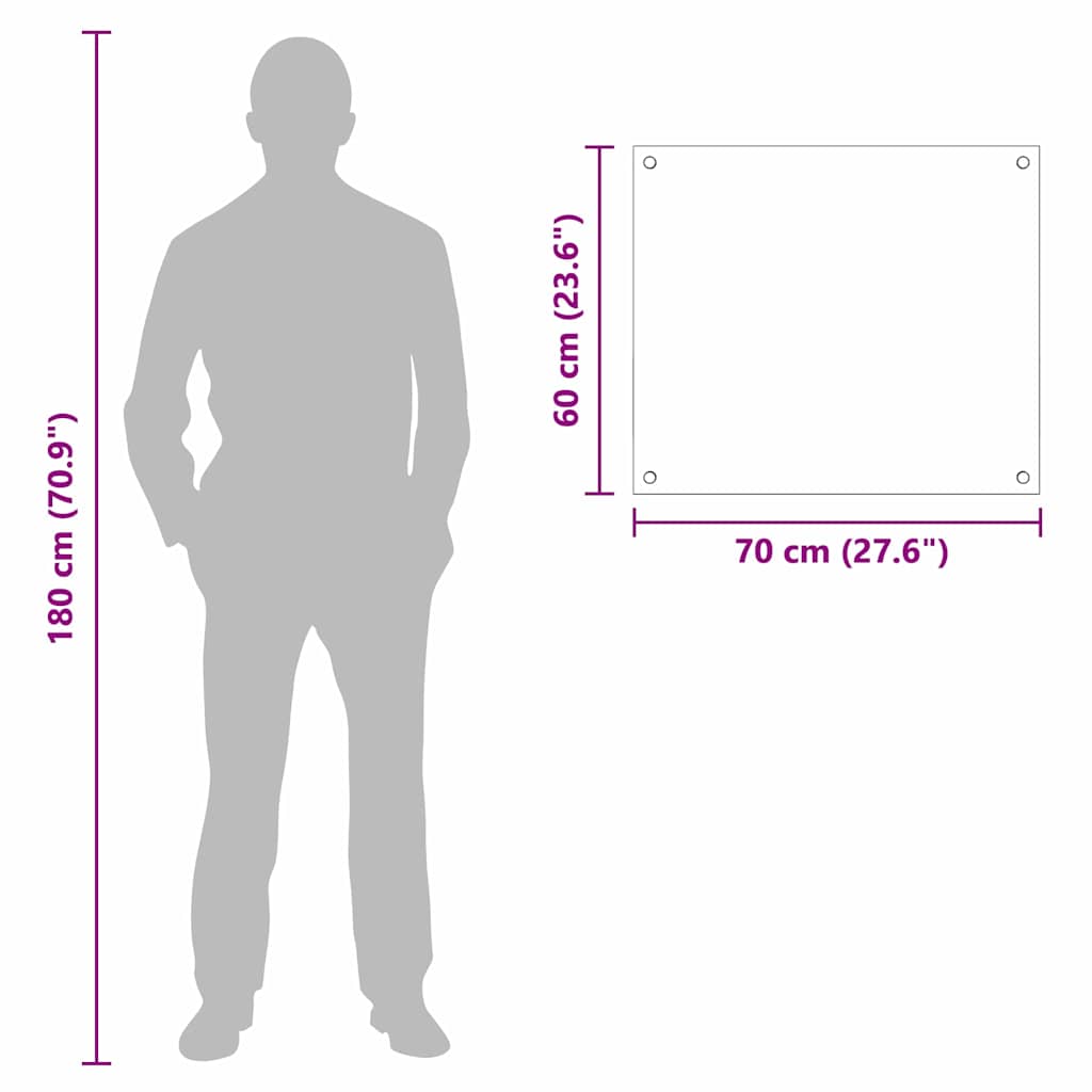 Kitchen Backsplash Black 70 x 60 cm Tempered Glass