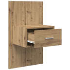 Bedside Cabinet with Drawer 2 pcs Artisan Oak 50 x 32.5 x 80cm