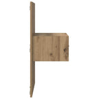 Bedside Cabinet with Drawer 2 pcs Artisan Oak 50 x 32.5 x 80cm