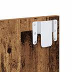 Wall-mounted Bedside Cabinet 2 pcs Old Wood 48.5 x 32.5 x 80 cm