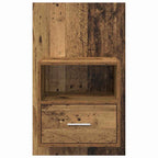 Bedside Cabinet 2 pcs Old Wood 50 x 32.5 x 80cm Engineered Wood