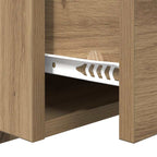 Bedside Cabinet with Drawer 2 pcs Artisan Oak 50 x 32.5 x 80cm