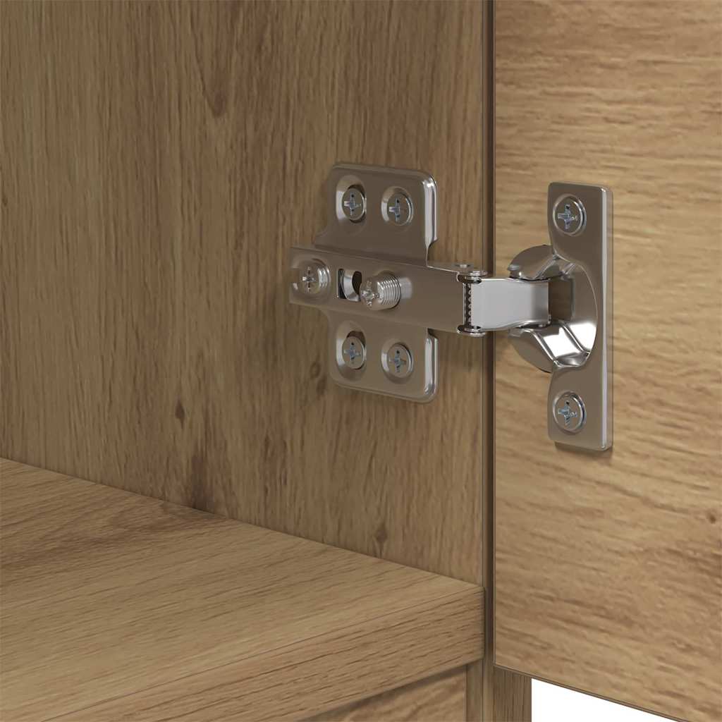 Bed Cabinet 2 pcs Artisan Oak 40 x 39 x 40cm Engineered Wood