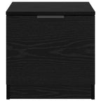 Bed Cabinet 2 pcs Black Oak 40 x 39 x 40cm Engineered Wood
