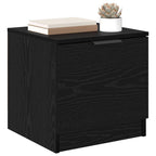 Bed Cabinet 2 pcs Black Oak 40 x 39 x 40cm Engineered Wood
