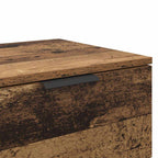 Bedside Cabinet 2 pcs Old Wood 45 x 39 x 50cm Engineered Wood