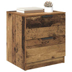 Bedside Cabinet 2 pcs Old Wood 45 x 39 x 50cm Engineered Wood